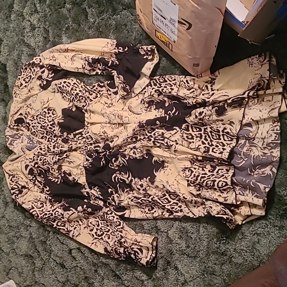 Lightweight mixed print 3XL Dress